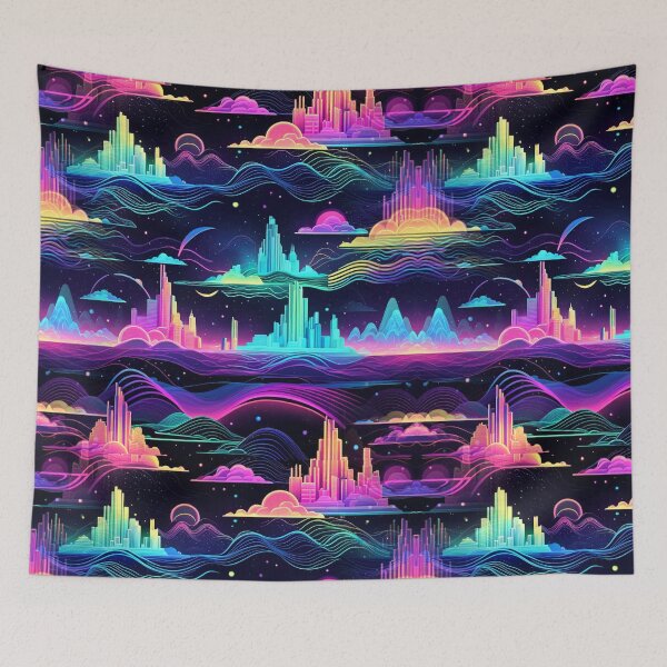 Item preview, Neon Skyline designed and sold by Talpha.