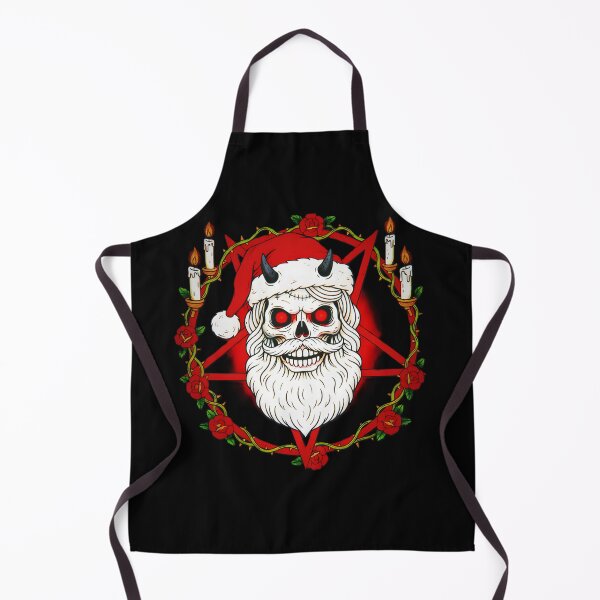 Item preview, Hail Santa - Satanic Christmas Skull Pentagram designed and sold by CoffinsArt.
