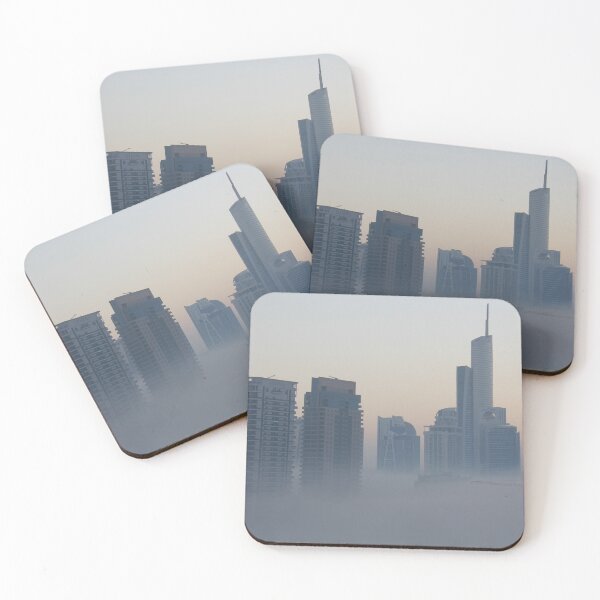 Item preview, Skyscrapers in the Mist: Dawn Over the Cloud Sea designed and sold by Greysline.