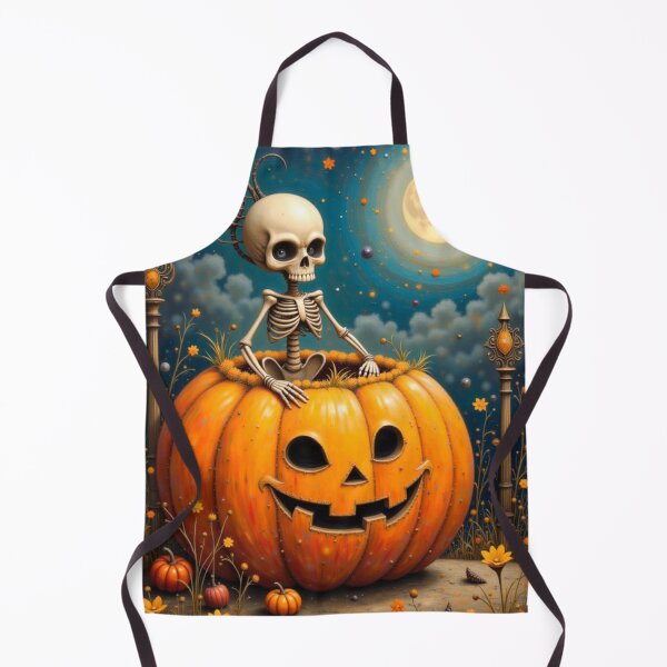 Item preview, surreal horror Halloween pumpkin designed and sold by Talpha.