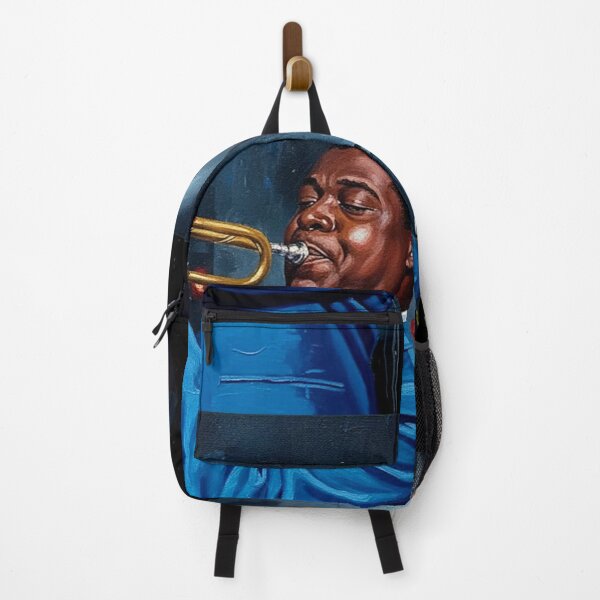 Item preview, Louis Armstrong - What a Wonderful World Jazz Trumpeter Portrait designed and sold by Art's Diner.