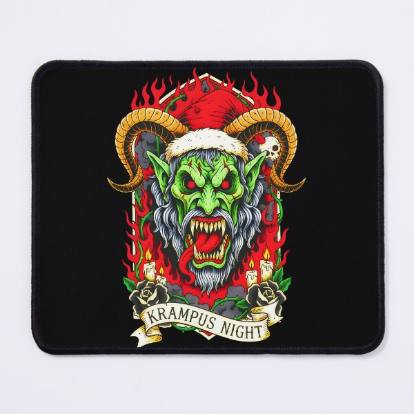 Item preview, Krampus Night - Demon Christmas Head Flash designed and sold by CoffinsArt.