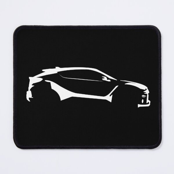 Item preview, C-HR GR Sport Minimalist Car Silhouette (White) designed and sold by FearnCreative.