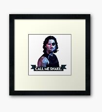 Snake Plissken Framed Print