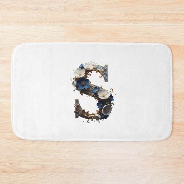 Item preview, Sophisticated Floral. Initial S – Elegant Initial Monogram designed and sold by CuteOasis.