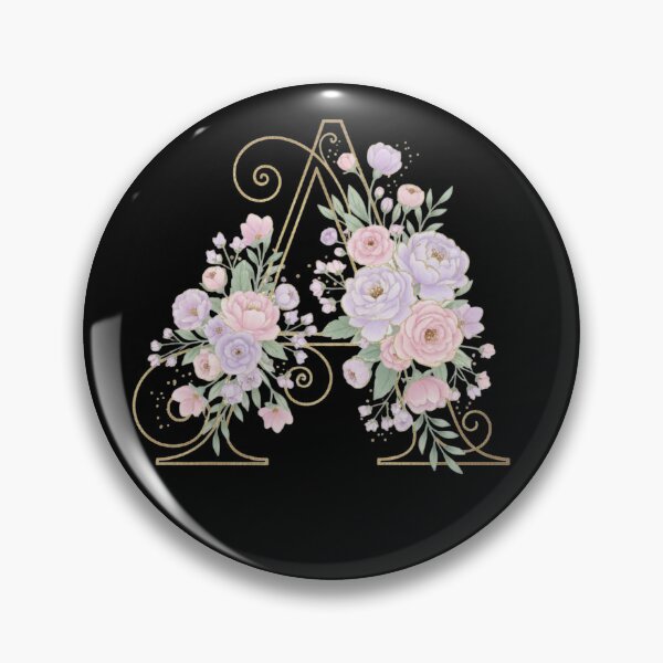 Item preview, Elegant Floral. A initial – Luxury Monogram Art designed and sold by CuteOasis.