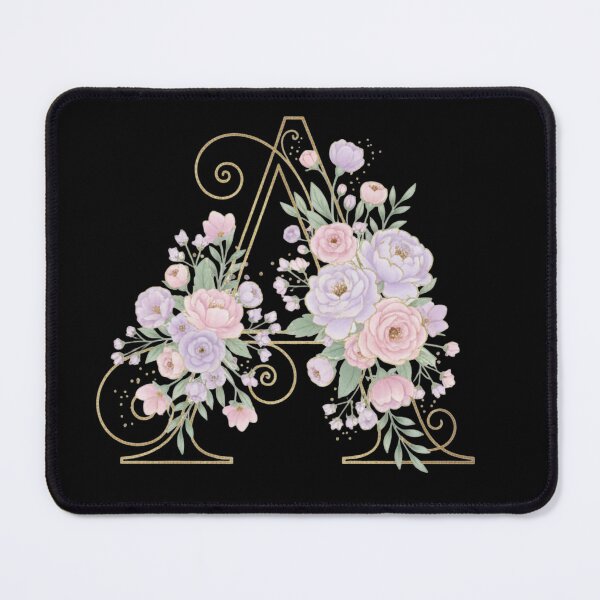 Item preview, Elegant Floral. A initial – Luxury Monogram Art designed and sold by CuteOasis.