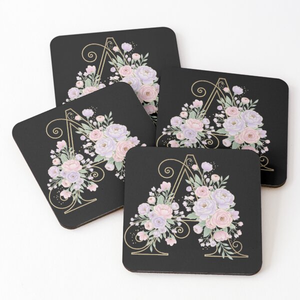 Item preview, Elegant Floral. A initial – Luxury Monogram Art designed and sold by CuteOasis.