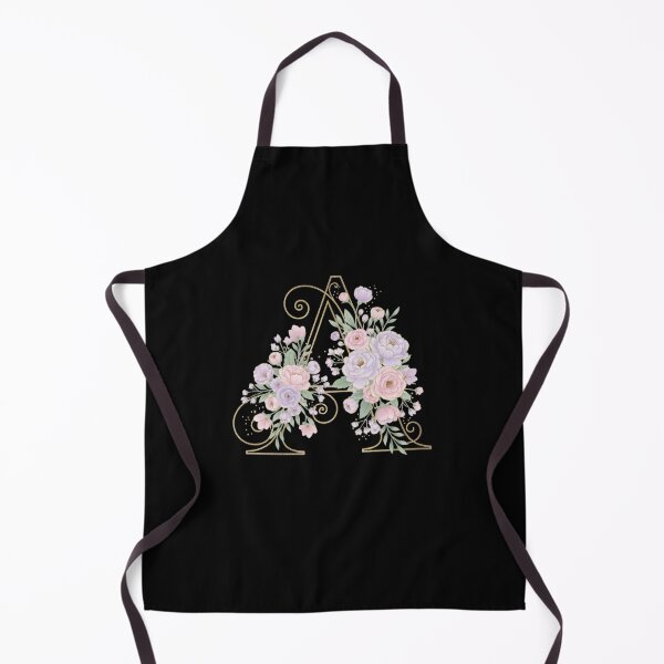 Aperçu de l'œuvre Elegant Floral. A initial   – Luxury Monogram Art créée et vendue par CuteOasis.