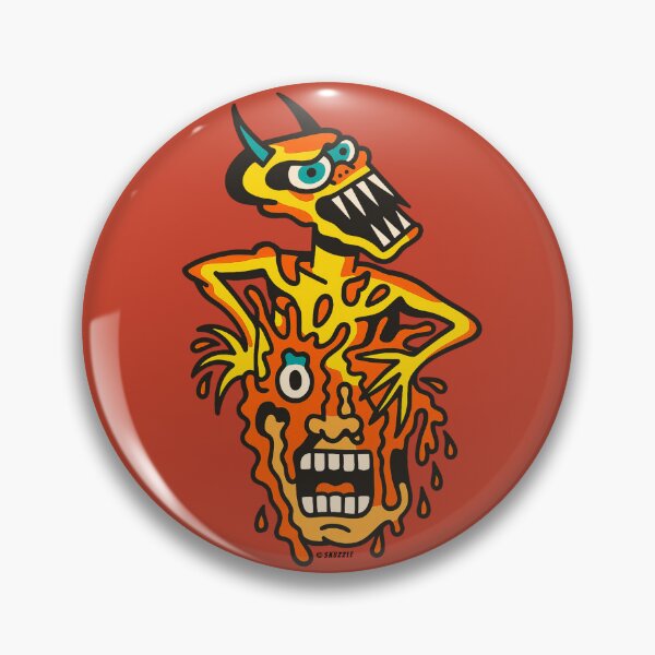 Item preview, Meltdown Creature Retro Comic Sticker designed and sold by Skuzzle.