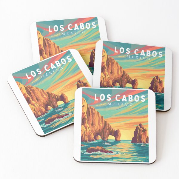 Item preview, Los Cabos in Mexico Vintage Art Travel Landscape designed and sold by MaateoDesign.
