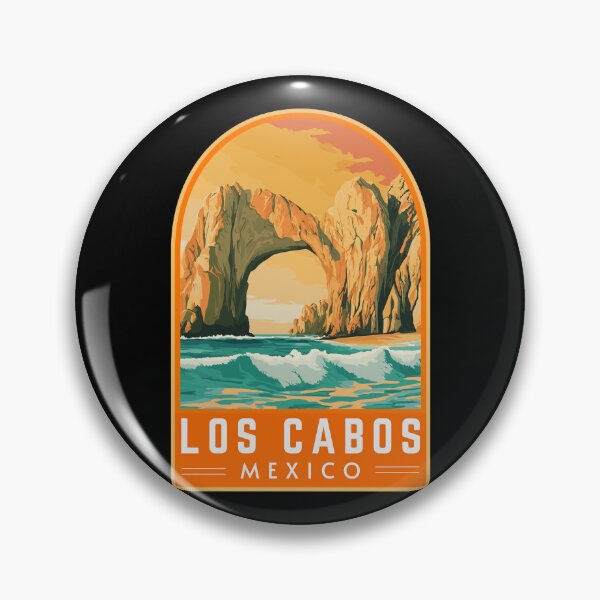 Item preview, Los Cabos in Mexico, Vintage Travel Art Landscape designed and sold by MaateoDesign.