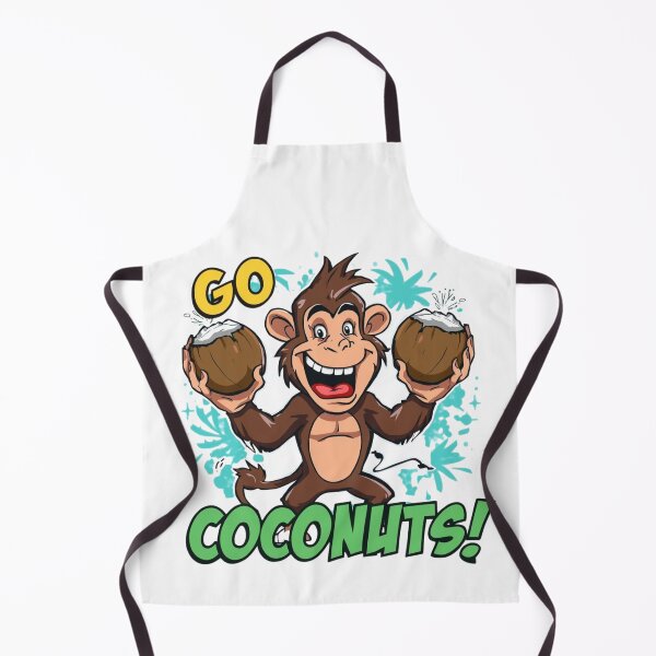 Item preview, Go Coconuts! – Funny Monkey Tropical Cartoon Design designed and sold by Activity01.