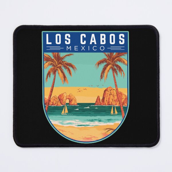 Item preview, Los Cabos in Mexico, Vintage Travel Art Badge designed and sold by MaateoDesign.