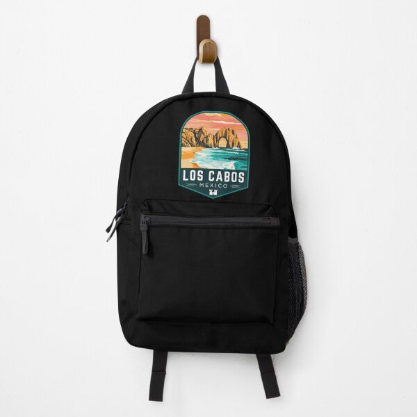 Item preview, Los Cabos in Mexico Retro Travel Art Badge designed and sold by MaateoDesign.