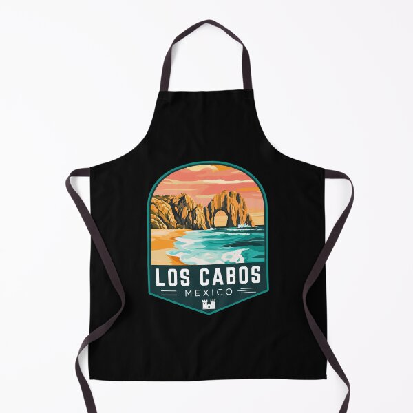 Item preview, Los Cabos in Mexico Retro Travel Art Badge designed and sold by MaateoDesign.