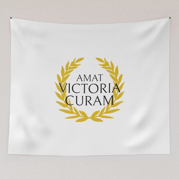 Item preview, Amat Victoria Curam - Victory loves preparation Latin saying T-shirt designed and sold by KeechaTato.