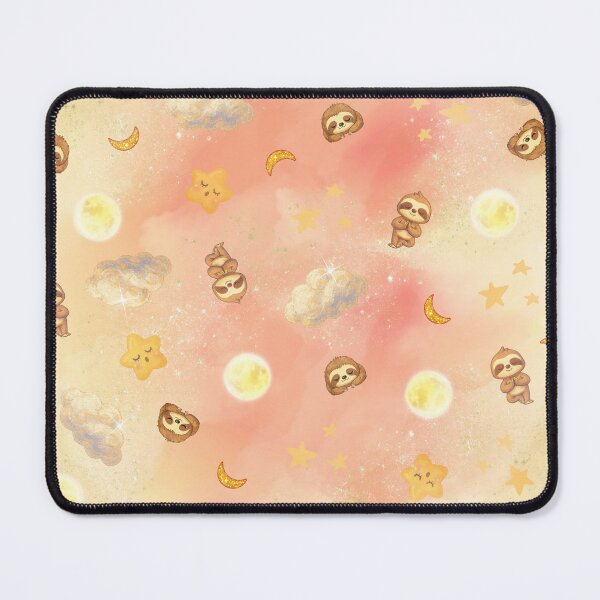 Item preview, Celestial Sleepers – Dreamy Sloth in Peach Galaxy designed and sold by TOAKIndustries.