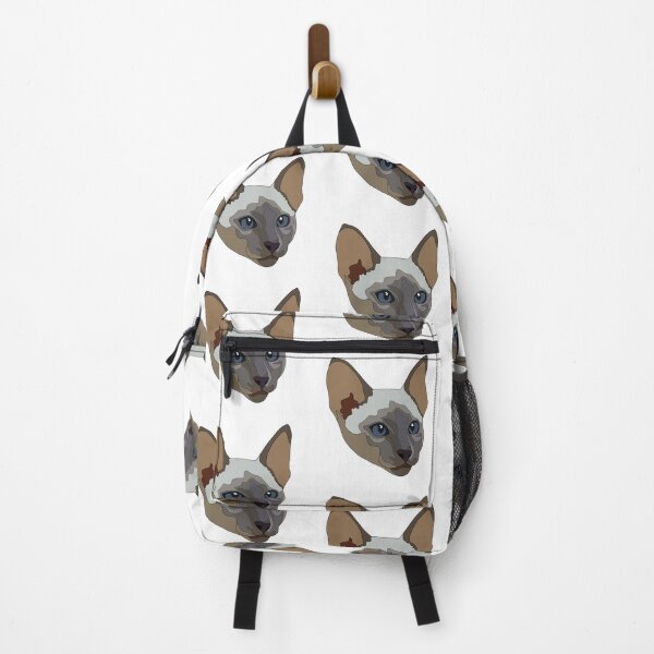Item preview, Lilac point siamese cat with blue eyes designed and sold by LeahcarsArt.
