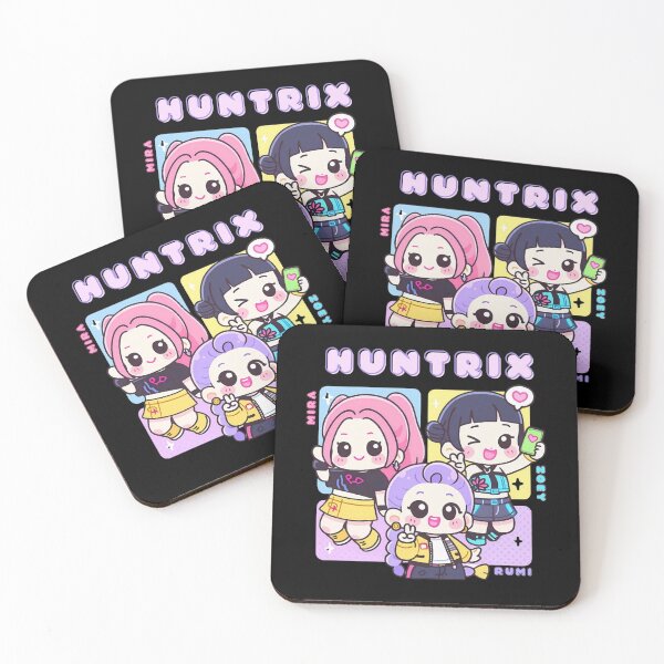 Item preview, Kawaii Cute K pop Demon Hunters Huntrix Rumi Mira Zoey - Kpopfanart designed and sold by DelaciaJam.