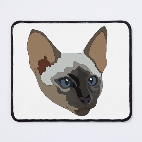 Item preview, Copy of Seal point siamese cat with blue eyes designed and sold by LeahcarsArt.