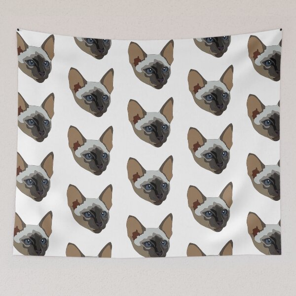 Item preview, Copy of Seal point siamese cat with blue eyes designed and sold by LeahcarsArt.