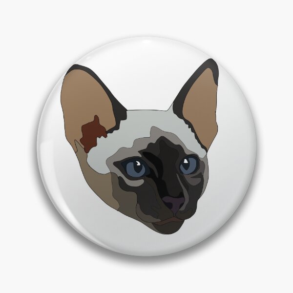 Item preview, Copy of Copy of Seal point siamese cat with blue eyes designed and sold by LeahcarsArt.