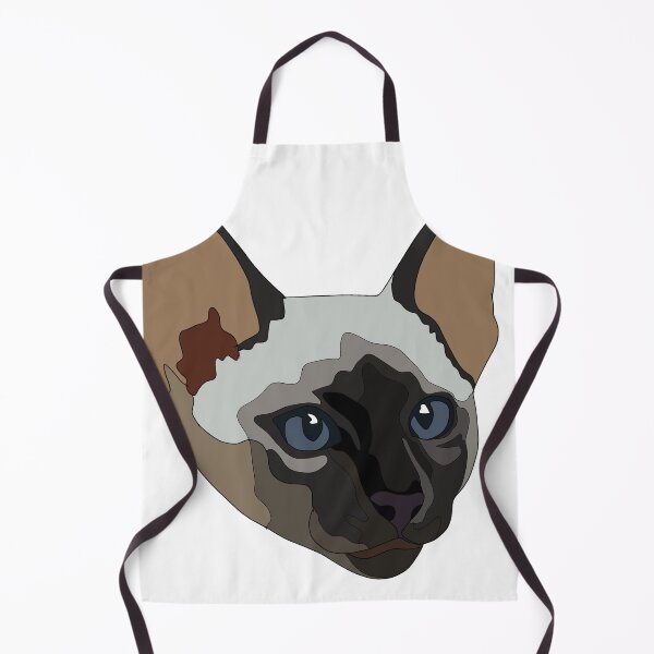 Item preview, Copy of Copy of Seal point siamese cat with blue eyes designed and sold by LeahcarsArt.