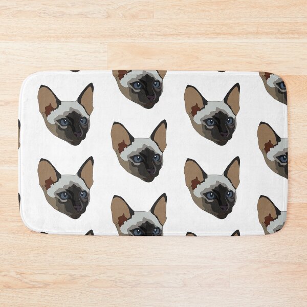 Item preview, Copy of Copy of Seal point siamese cat with blue eyes designed and sold by LeahcarsArt.