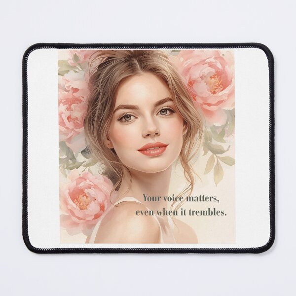 Item preview, Your Voice Matters – Inspirational Feminine Quote for Modern Women designed and sold by Boski22.