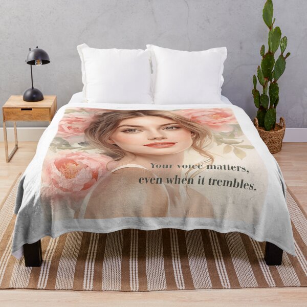 Item preview, Your Voice Matters – Inspirational Feminine Quote for Modern Women designed and sold by Boski22.