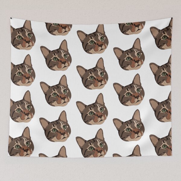 Item preview, Copy of Copy of Brown or grey tabby cat designed and sold by LeahcarsArt.