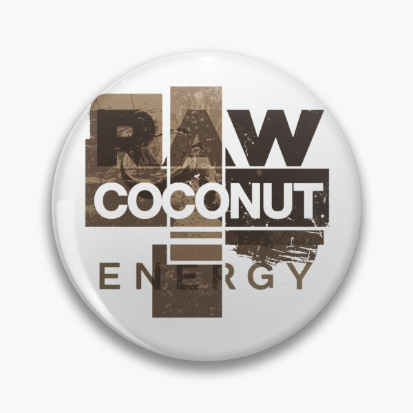 Item preview, Raw Coconut Energy – Minimalist Tropical Power Design for Active Souls designed and sold by Activity01.