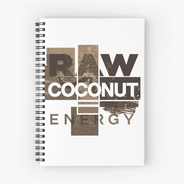 Item preview, Raw Coconut Energy – Minimalist Tropical Power Design for Active Souls designed and sold by Activity01.