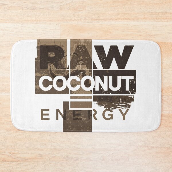 Item preview, Raw Coconut Energy – Minimalist Tropical Power Design for Active Souls designed and sold by Activity01.