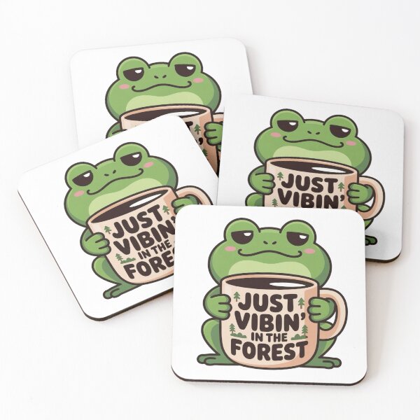 Item preview, Froggy Coffee Vibes designed and sold by AH-homemade.