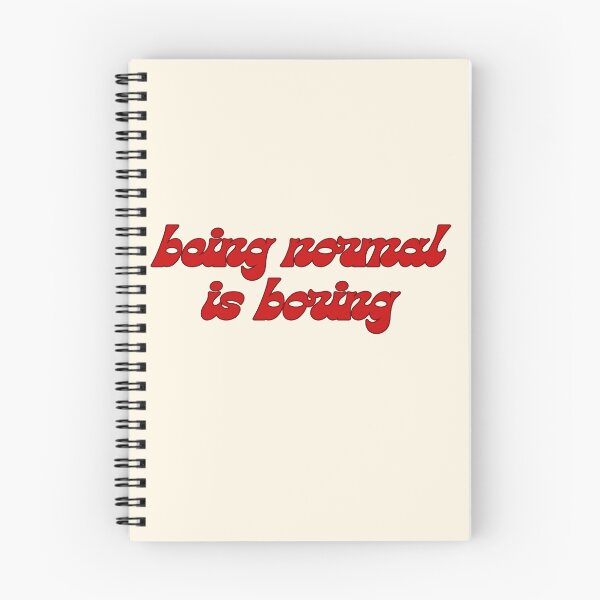 Item preview, being normal is boring  designed and sold by Keeping Art Heavenly.