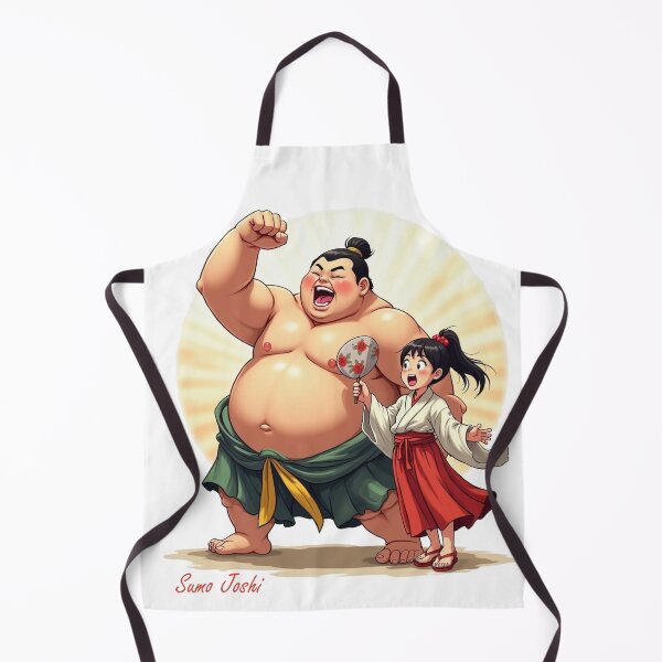 Item preview, Sumo wrestler with fangirl designed and sold by Talpha.