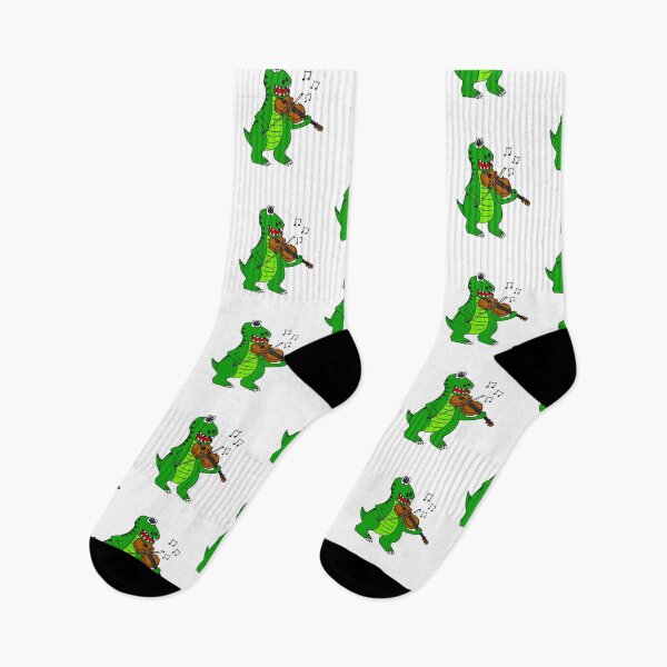 Item preview, T-Rex Dinosaur Playing Violin, Violinist Musician Music Teacher designed and sold by doodlerob.