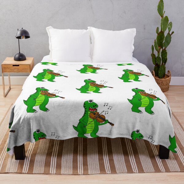 Item preview, T-Rex Dinosaur Playing Violin, Violinist Musician Music Teacher designed and sold by doodlerob.
