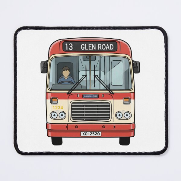 Item preview, Belfast Citybus 13 Glen Road designed and sold by pixelatedflix.