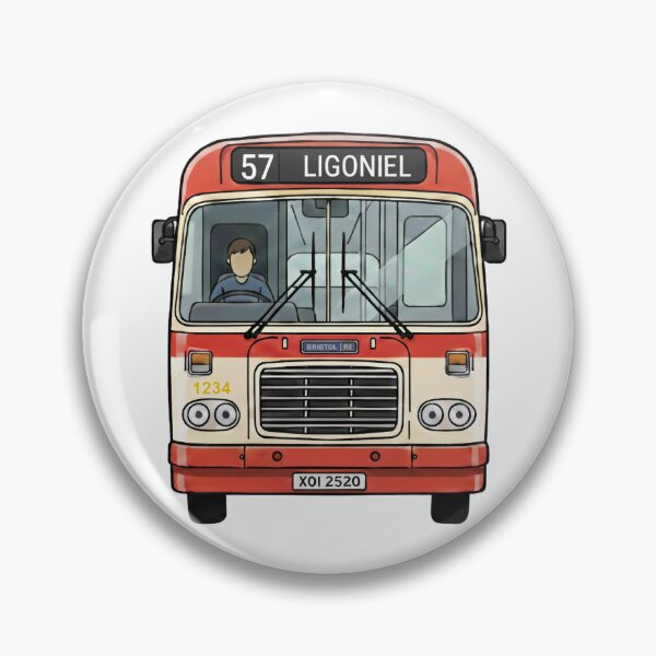 Item preview, Belfast Citybus 57 Ligoniel designed and sold by pixelatedflix.