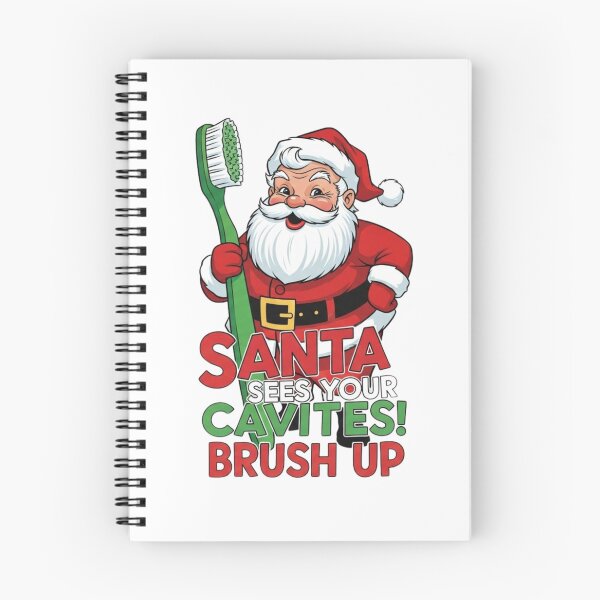 Item preview, Retro Santa Holding Toothbrush Funny Dental Christmas designed and sold by Clothesbest.