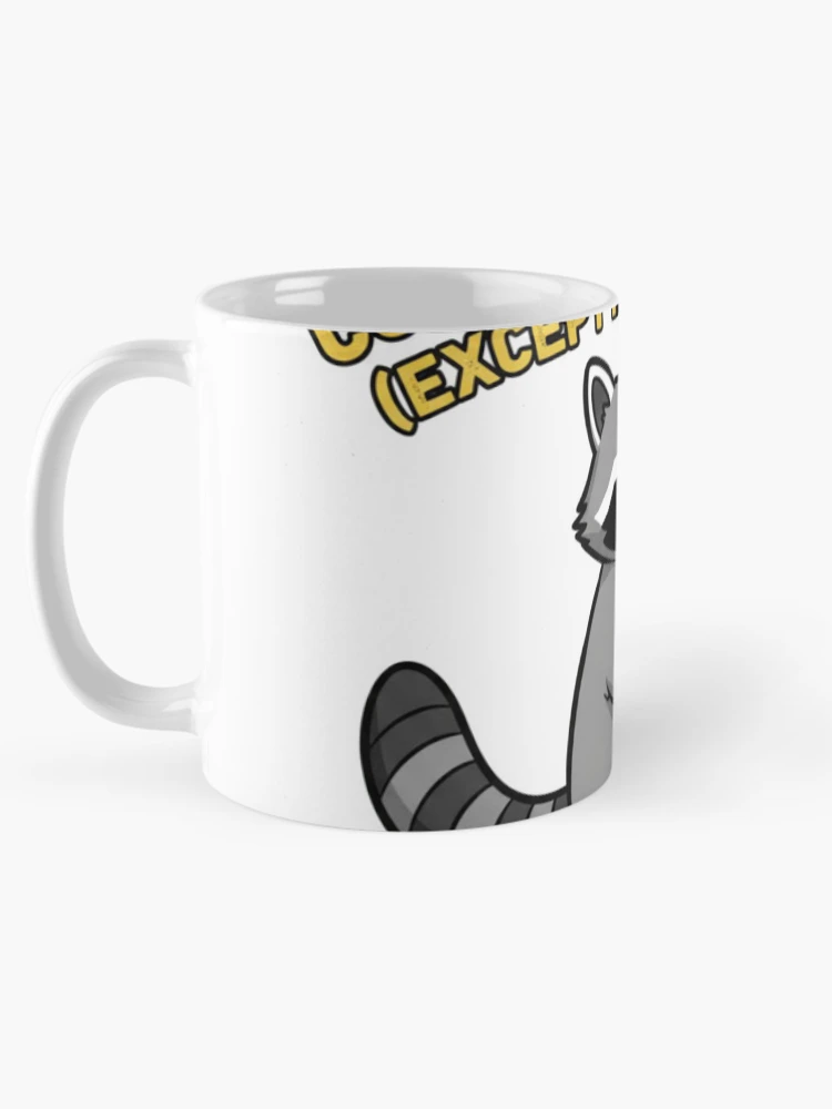 Thumbnail 5 of 6, Coffee Mug, Commitment Issues Raccoon designed and sold by Star-Racc.