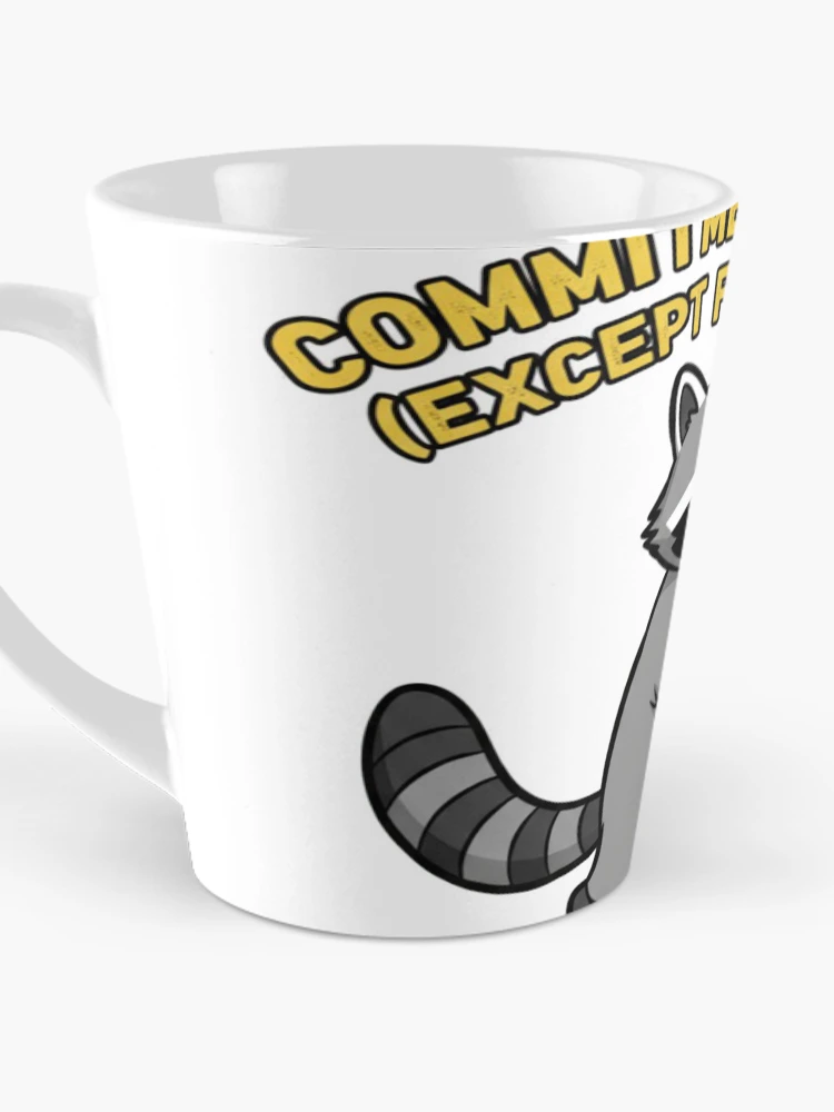 Thumbnail 3 of 4, Coffee Mug, Commitment Issues Raccoon designed and sold by Star-Racc.