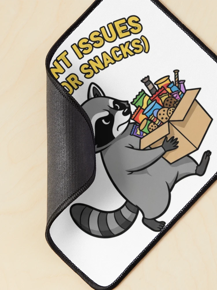 Thumbnail 2 of 5, Mouse Pad, Commitment Issues Raccoon designed and sold by Star-Racc.