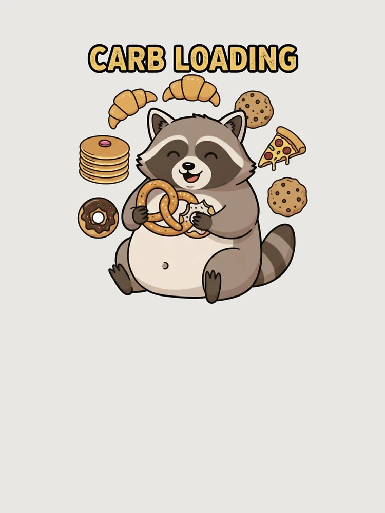Thumbnail 6 of 6, Premium Oversized Hoodie, Carb Loading Raccoon designed and sold by Star-Racc.