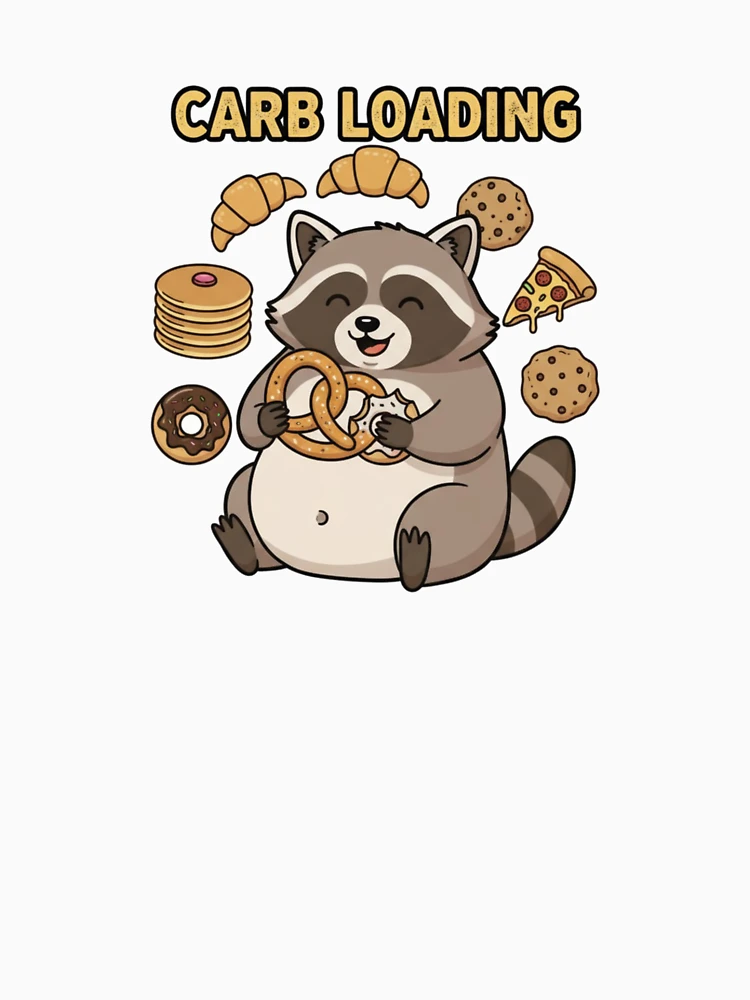 Thumbnail 6 of 6, Pullover Hoodie, Carb Loading Raccoon designed and sold by Star-Racc.