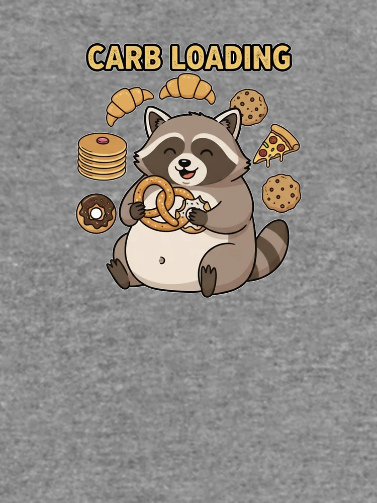 Thumbnail 6 of 6, Lightweight Sweatshirt, Carb Loading Raccoon designed and sold by Star-Racc.