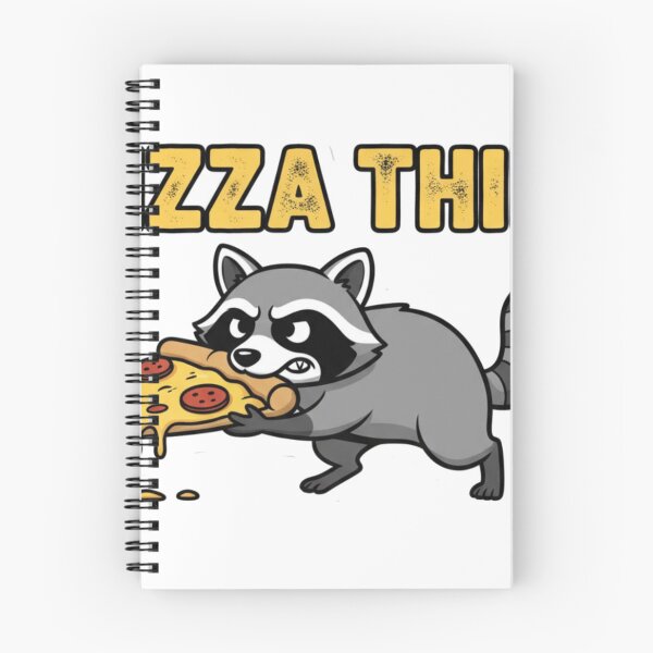 Item preview, Mapache ladrón de pizzas designed and sold by Star-Racc.